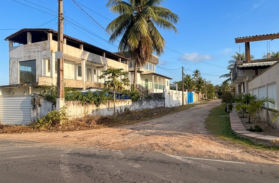 Terreno à venda na Praia de Guaibim 400m² a 200m do Mar – Com Escritura